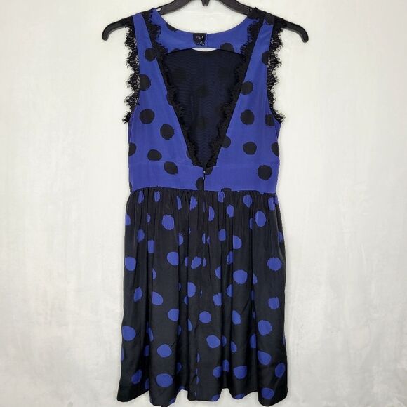 Corey Lynn Calter Polka Dot Midi Dress Size 8 - Picture 9 of 11